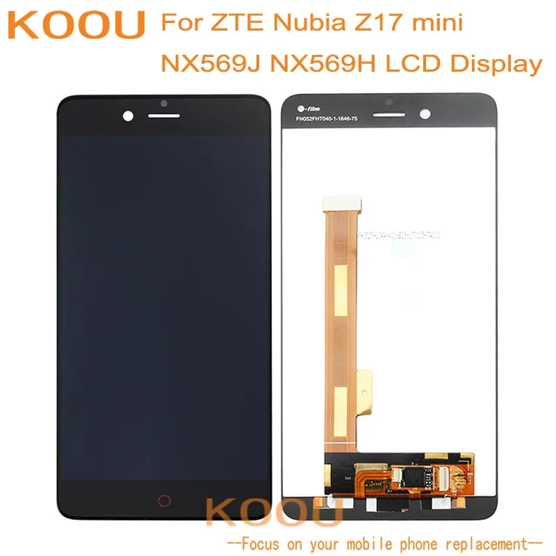 ЖК дисплей для ZTE Nubia Z17 mini NX569J NX569H кодирующий преобразователь сенсорного экрана в