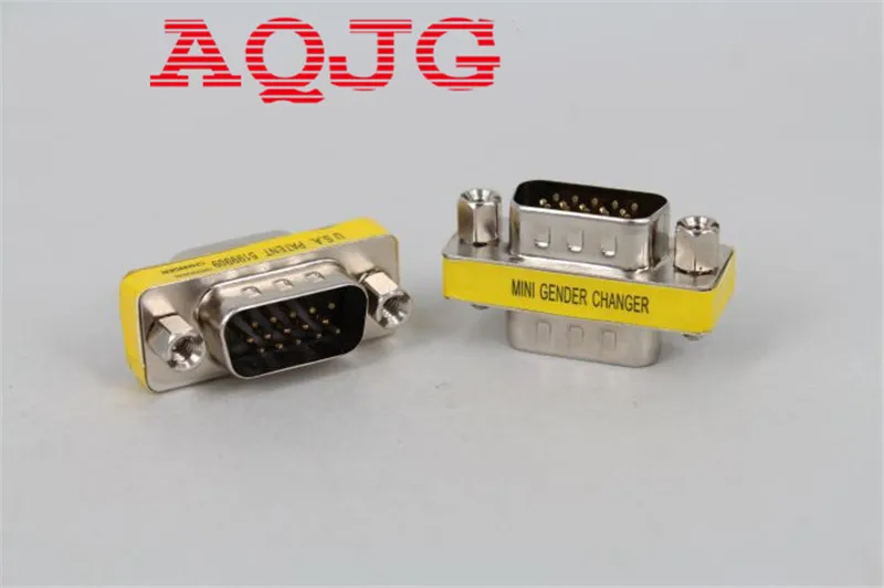 DB15 адаптер Папа-мама разъем VGA pin для видео адаптера компьютера кабели 15pin женский