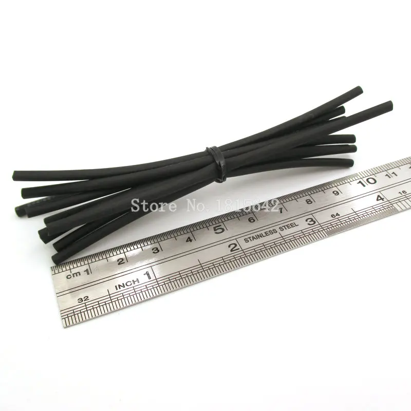 5 м/лот черные термоусадочные трубки 2 мм для проводов черного цвета|heat shrink|2mm heat