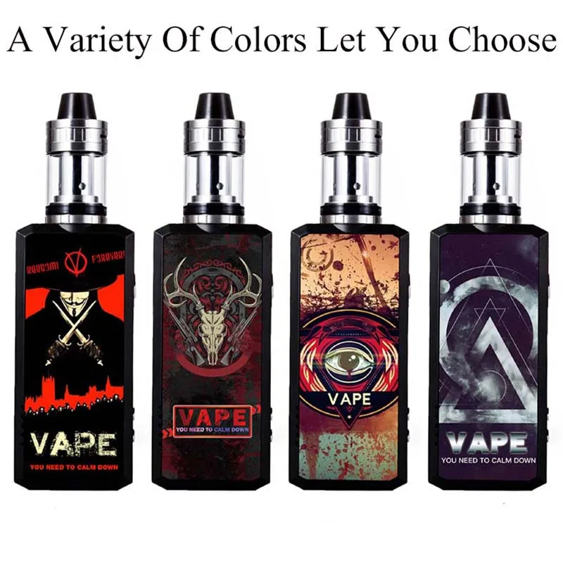 GTS86 80 Вт коробка VAPE mod kit электронная сигарета 2100 мАч батарея 3 мл бак 0.4ohm