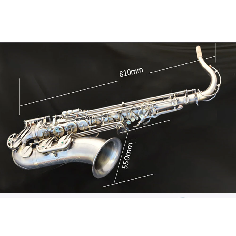 Saxofon b-плоский тенор саксофон античный медный двойной Бонд Абалон Кнопка саксофон играющий профессионально SAX06