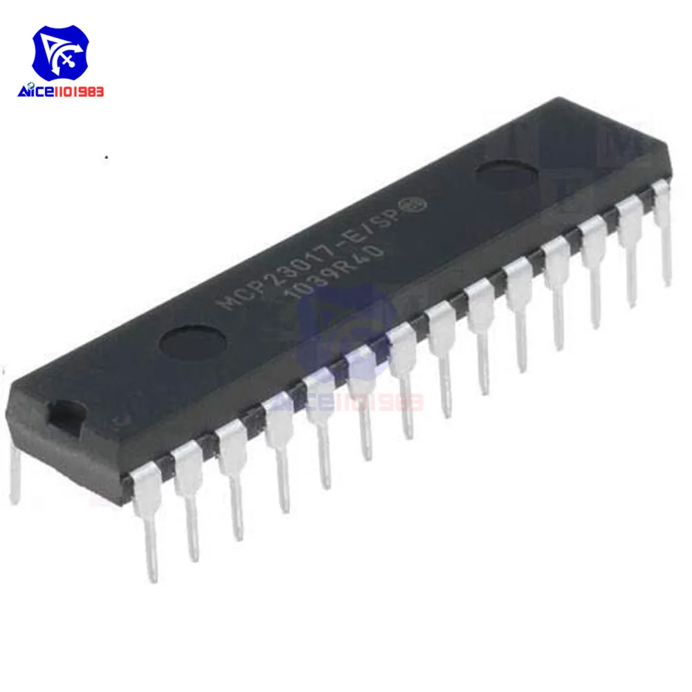 IC Chips MCP23017 E/SP DIP 28 16 битный I/O расширитель с интерфейсом I2C оригинальные