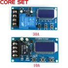 Контроллер солнечной батареи 6-60 в 30 А 10 А, плата защиты заряда, зарядное устройство, реле времени 12 В 24 в 36 в 48 В, емкость свинцово-кислотной батареи