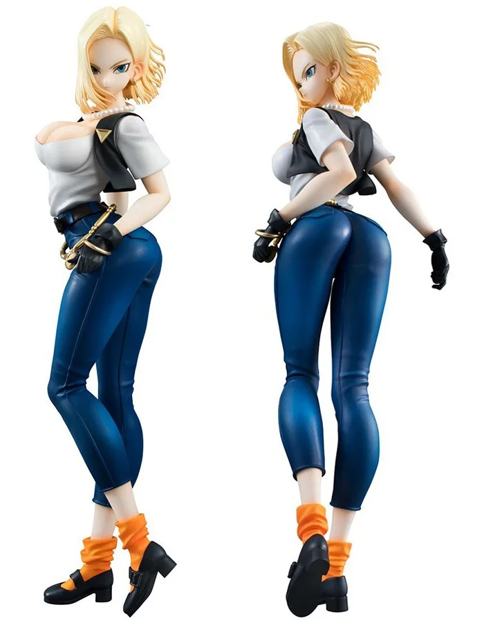 Новинка Лидер продаж 20 см сексуальная экшн-фигурка лазури на Android 18 коллекционная