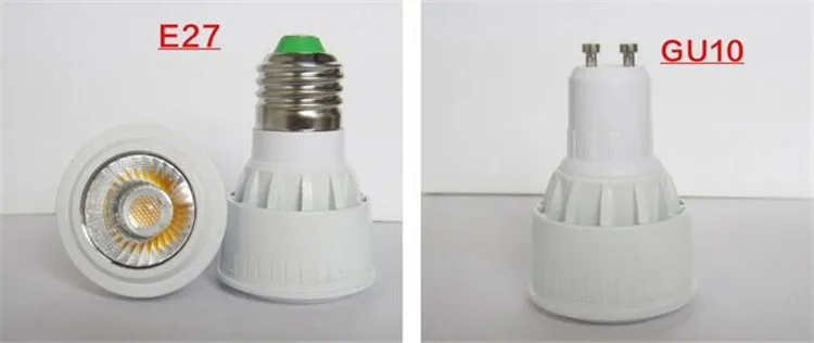 Супер яркая лампочка с регулируемой яркостью переменного тока 110V 220V GU10 5 Вт 7 Вт 10 Вт светодиодный COB Точечный светильник лампы MR16 GU5.3 GU10 E14 E26 E27 B22 светодиодный потолочный светильник