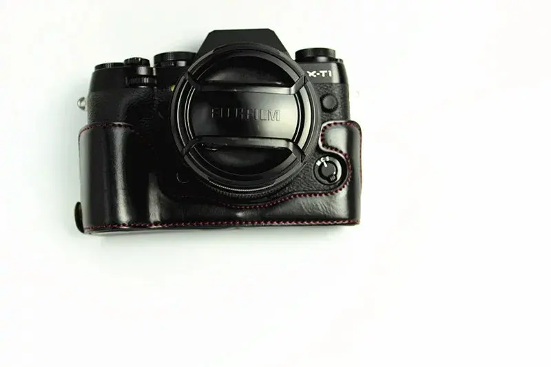 Кожаный чехол для Fuji Fujifilm X T1 /XT1/X цифровая камера коричневый/черный/кофейный