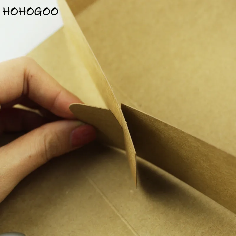 HOHOGOO 10 шт./партия 20 8 см крафтовые упаковочные коробки свадебные помолвки коробка