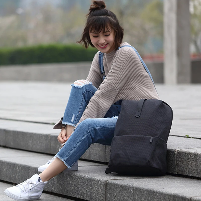 Оригинальный Xiaomi 20L полиэстер Молодежный колледж рюкзак для отдыха 15 6 дюймов