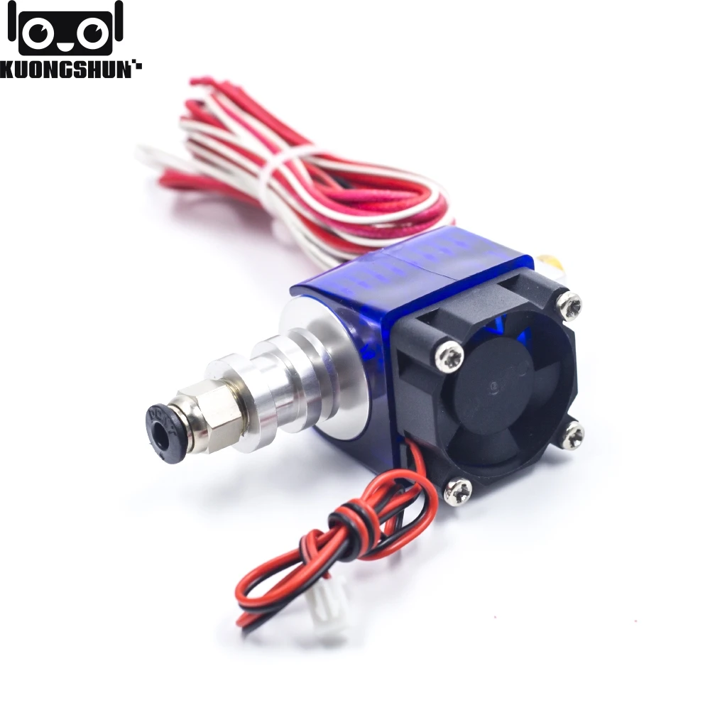 KUONGSHUN j головки Hotend все в комплекте Bowden V5 с кабелем вентилятора 30 см длина 1 75/3 0 мм +