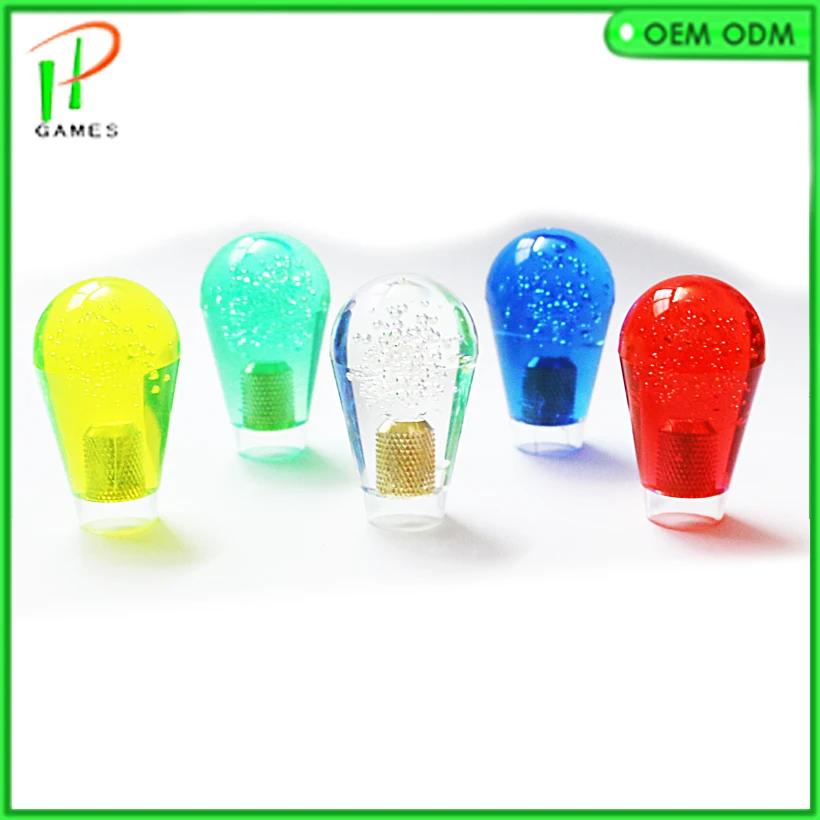 

5pcs Oval Clear top ball ZIPPY / SANWA joystick ball head Arcade Fight rocker American style joystick ball 5 colors
