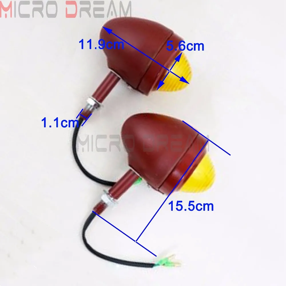 2 шт. указатели поворота для Мотоцикла BMW M1S M71 M72 R12 R75 R51 K750 KS750 Урал сидекарный
