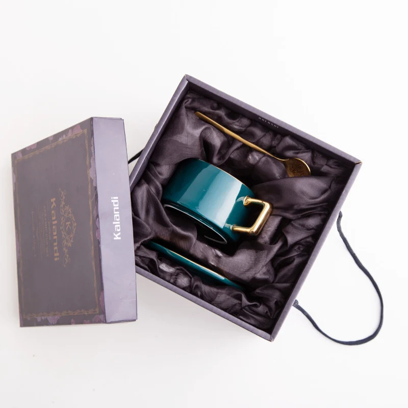 1piece set Высококачественный Британский набор кофейных чашек Ma Caron, роскошный креативный подарок для влюбленных, золотой дизайн, фарфоровый набор чайных чашек - Цвет: 1piece set