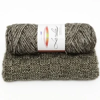high quality 200g 2ball crochet thick cotton hand knitting yarns eco friendly dyed fashion sweater shawl thread laine a tricoter