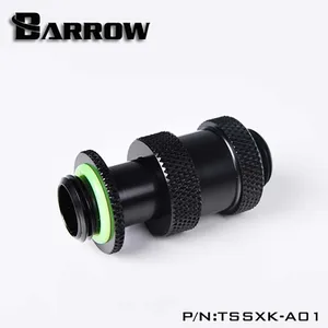 Фитинг Barrow TSSXK-S01, TSSXK-A01, TSSXK-B01Retractable, двойной разъем G14 дюйма, черныйсеребристыйбелыйзолотой, охладитель воды