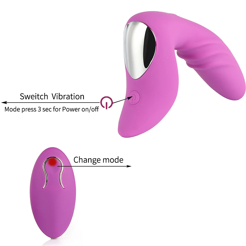 Беспроводной пульт дистанционного управления Вибрирующая Анальная пробка секс