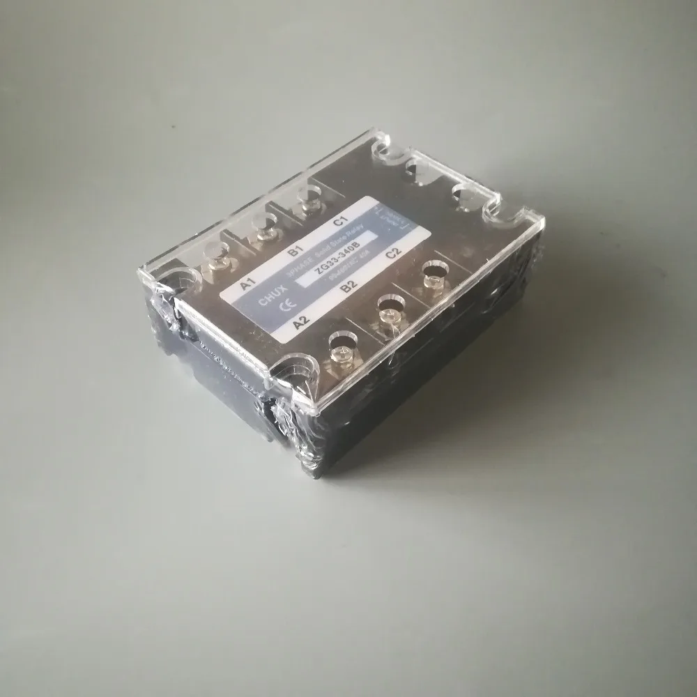 Фото Трехфазное твердотельное реле CHUX 10 А 25 40 50 90-480 В переменного тока ZG33 3-32VDC Трехфазное твердотельное реле CHUX 10 А 25 40 50 90-480 В переменного тока ZG33 3-32VDC