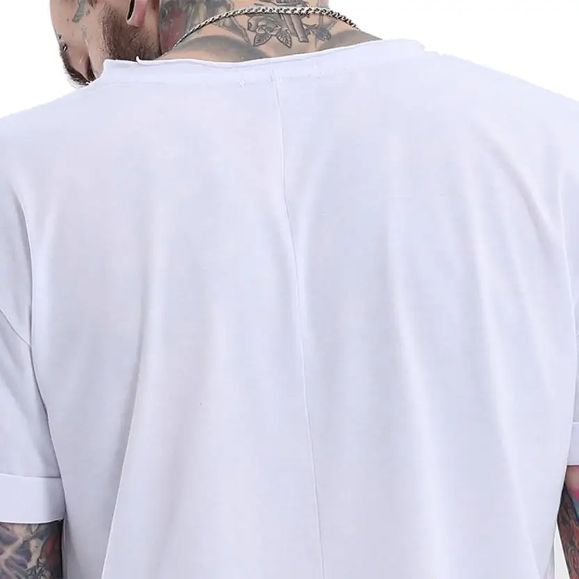 

Summer Casual Men Solid Color V-Neck T-Shirts Short Sleeve Tops Tees Blouse Broadcloth Brand Fashion Miesten T-paita #AA