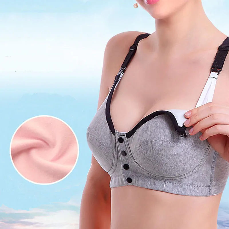 Новый хлопковый бюстгальтер беспроводной жилет для беременных женщин нижнее