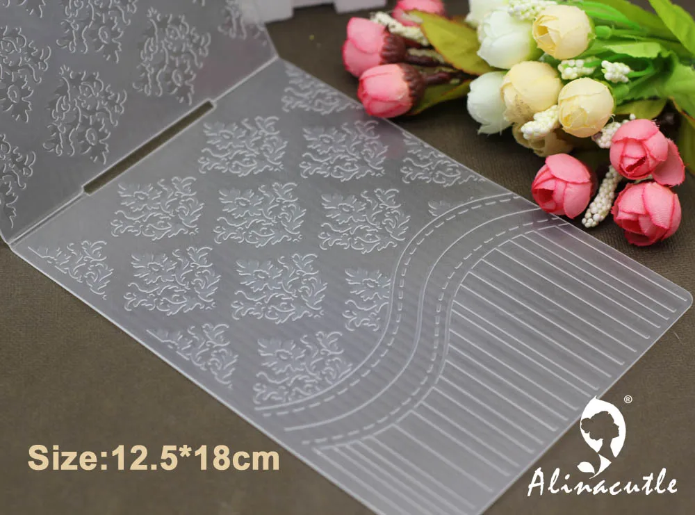 Пластиковая папка для тиснения 12 5*18 см альбом скрапбукинга карточка винтажный