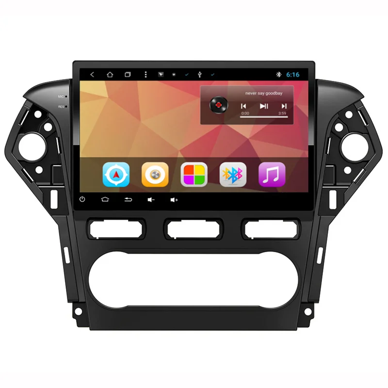 9&quot Android Car Multimedia Stereo Radio Audio DVD GPS Navigation Sat Nav Head Unit for Ford Mondeo 2007 2008 2009 2010 2011 2012 |