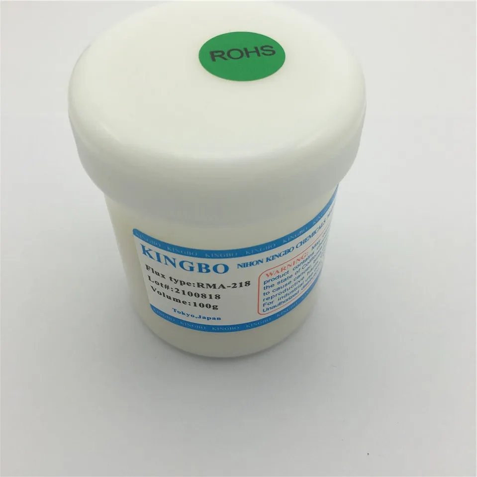 2018 Solder Flux Paste KINGBO RMA 218 100g Lead-Free For SMT BGA Reballing Soldering Welding Repair No Clean ESD scraper | Инструменты