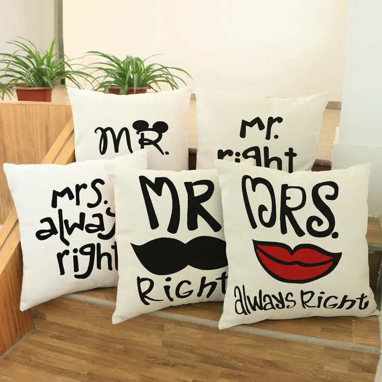 Современная Краткая творческий борода красные губы пара сочетание хлопка и