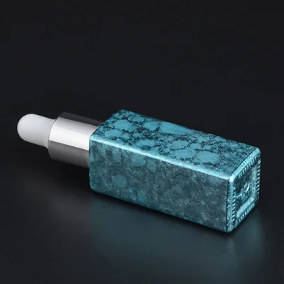 blue MUB-Fashion 7 мл Бутылочка для духов пустые косметические контейнеры портативные УФ стеклянные дорожные бутылочки с ниппель капля - Цвет: blue