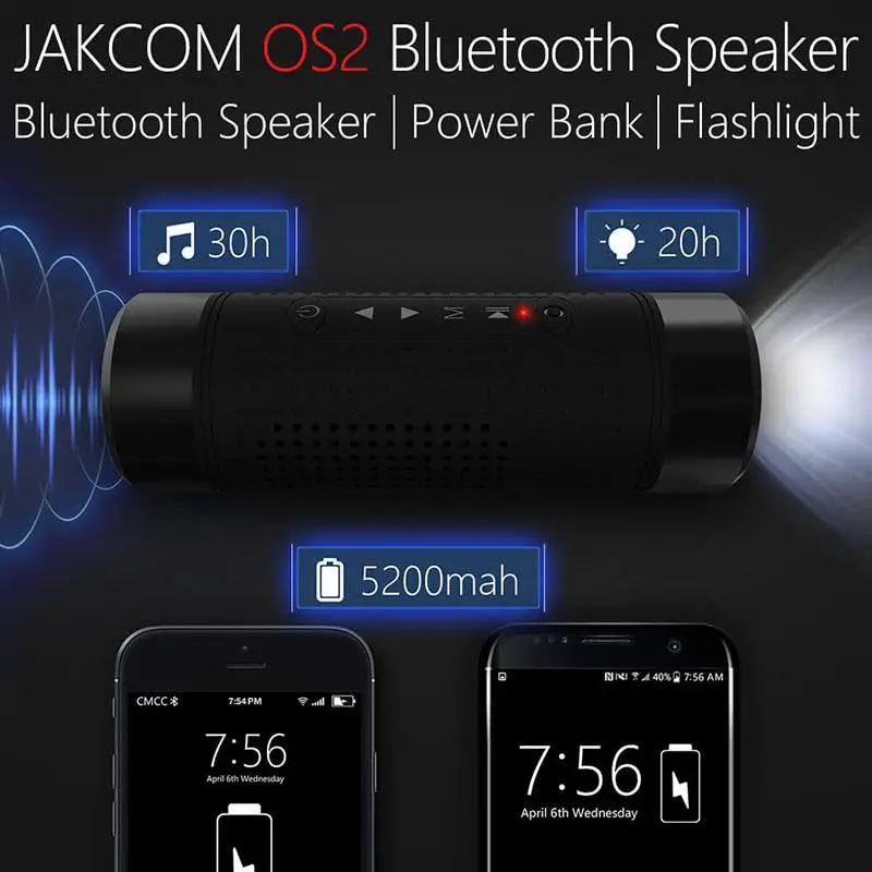 Водонепроницаемый Bluetooth динамик OS2 Jakcom внешний аккумулятор 5200 мАч портативный