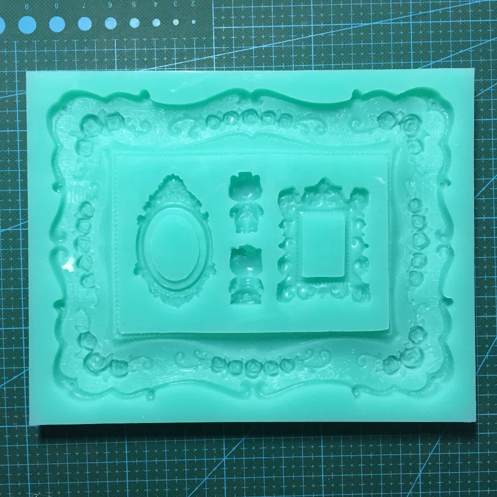 Форма рамки силиконовая форма для торта шоколадного фондана инструмент