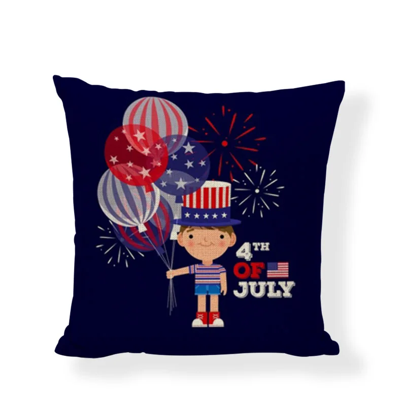 Акция празднование американской независимости памятный день Подушка Чехол