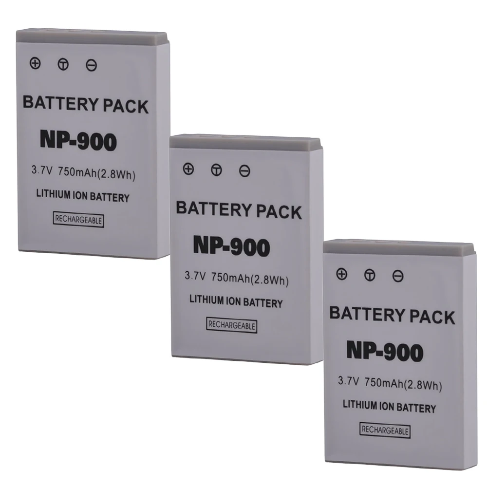 

3Pcs 750mAh NP-900 NP900 NP 900 Replacement Battery for KONICA MINOLTA DiMAGE E40 E50 ACER CS 6531-N CS-5530 AOSTA DA 4092 5091