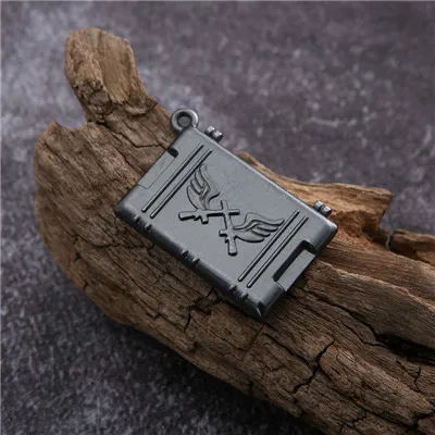 Белый Мини-брелок с рисунком из игры 98K для всех моделей Playerkunown Rifle Fight cosplay Props Fusion Armor брелок llaveros Key - Цвет: Белый