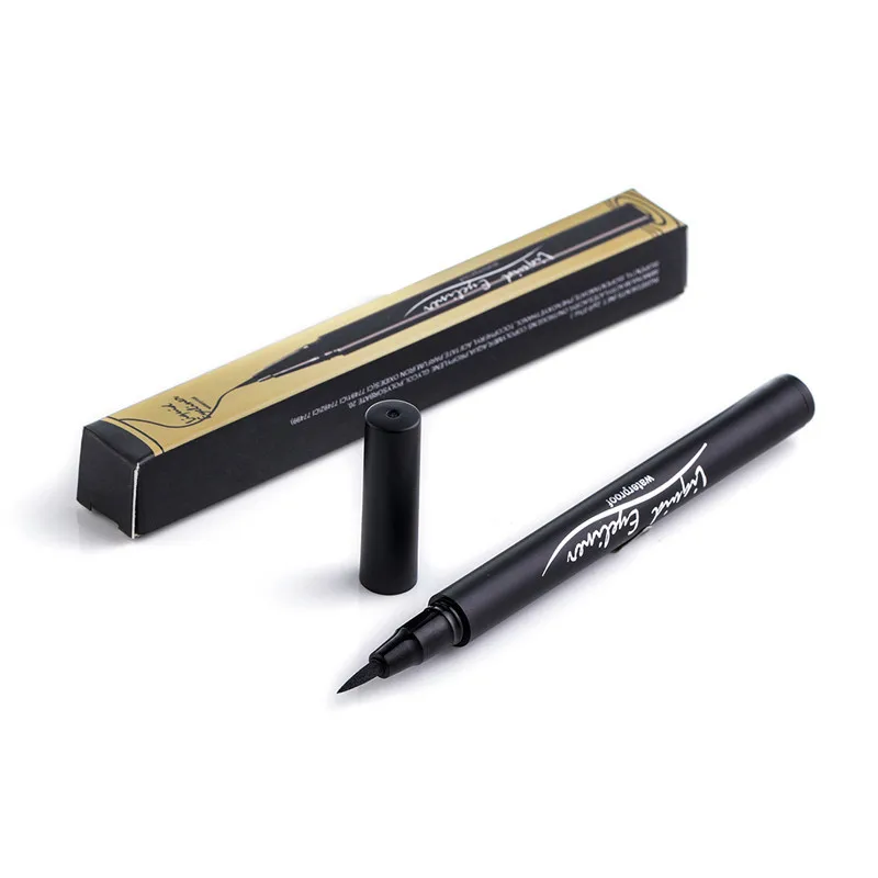 1 шт. водостойкая черная жидкая подводка для глаз карандаш больших макияж Стойкая