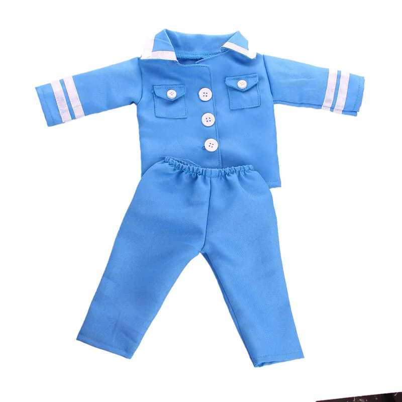

Doll Clothes Set Plaid Shirt With Jeans Fits 18 Inch American & Boy Dolls Logan Doll Outfits for Child Christmas Gift