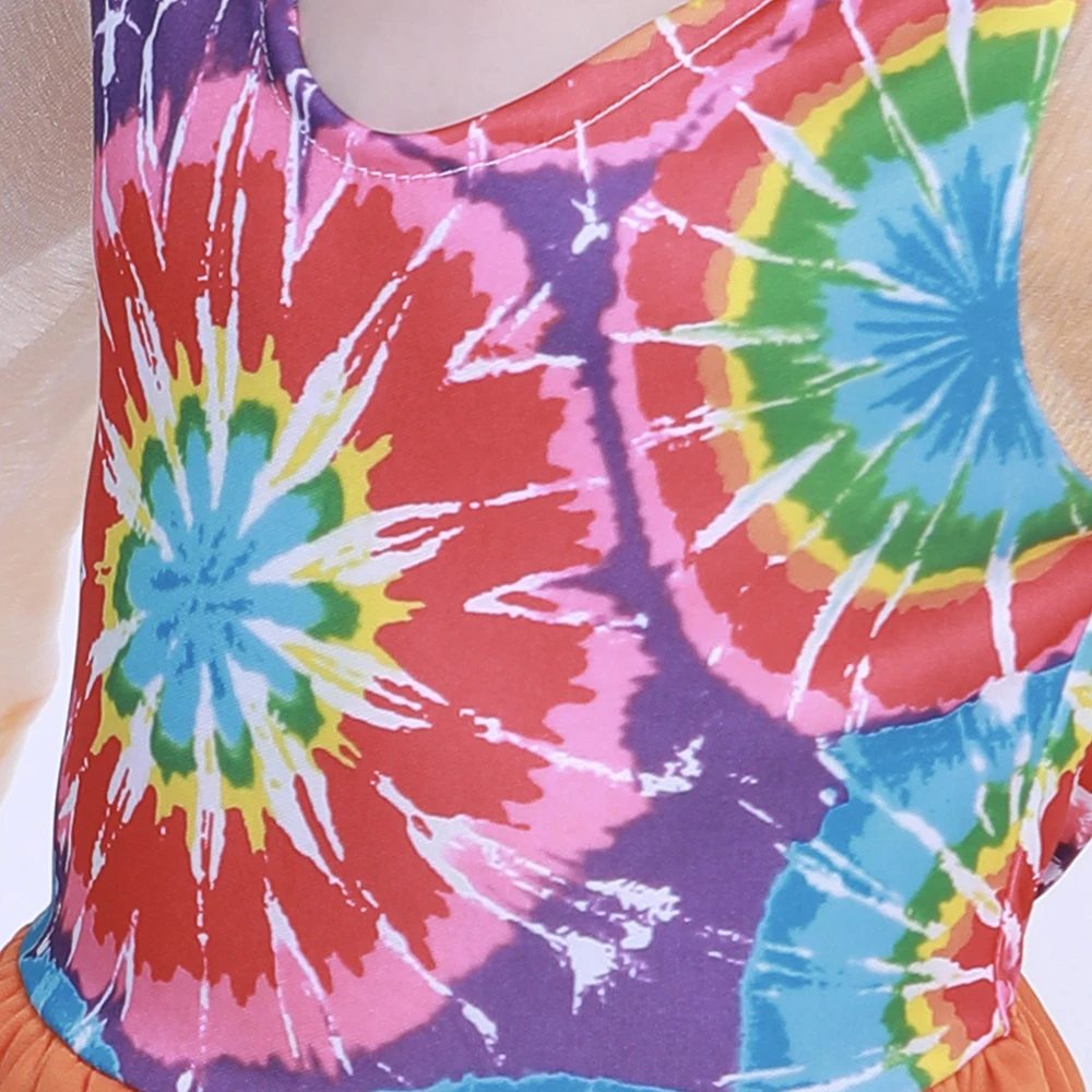 

Eraspooky Halloween Costume Fantasias 60s` Peace And Love Girls Hippie Costume Kids Costumes For Cosplay Girl Fancy Dress