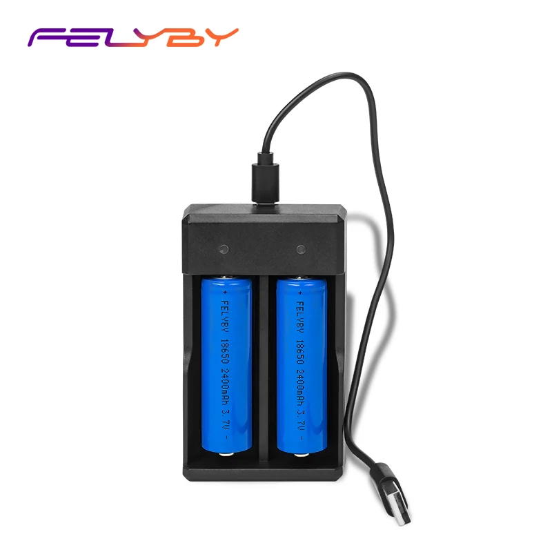 Зарядное устройство FELYBY USB для литий-ионных батарей быстрая зарядка 18650 18350 16340 10440