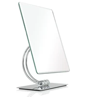 rectangle chrome 360 degrees swivel rotation tabletop vanity makeup mirror 10 2 x 8 2 inch cosmetic mirror