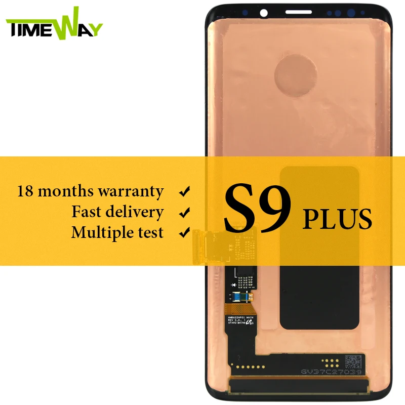 Grade LCD For Samsung S9 Plus Dispaly With Touch Screen Assembly G965 G965F Super AMOLED | Мобильные телефоны и
