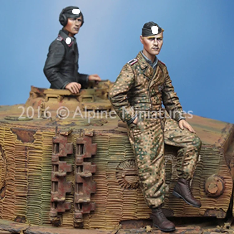 Набор команды тигра 1/35 модель солдата GK из смолы военная тема Второй мировой