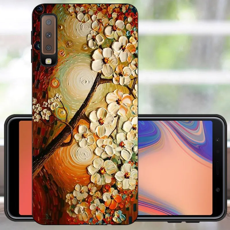 FANATU для Funda samsung Galaxy A7 чехол для samsung A7 силиконовый чехол-бампер для телефона samsung Galaxy A7 A750