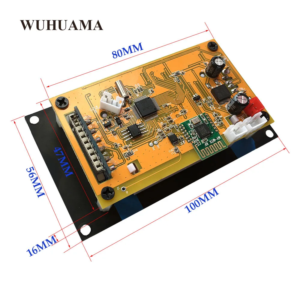 12 В ЖК дисплей Bluetooth MP3 декодирующая плата модуль SD/MMC USB FM дистанционное русское LRC
