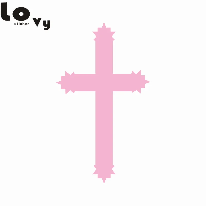 2 шт. наклейка с изображением Креста Иисуса Религиозная Христианская виниловая
