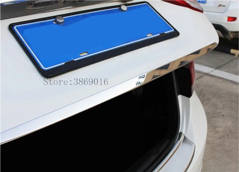 Для hyundai Elantra 2011 2012 2013 задний багажник багажника двери Крышка Trim Molding Garnish полосы Акцент украшения
