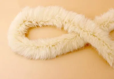 beige 2 метра, Meetee, 6 см, искусственный кроличий мех, лента, отделка ленты, сделай сам, ручная работа, пуховик, Декор, Швейные сумки, аксессуары для одежды, ремесло - Цвет: beige