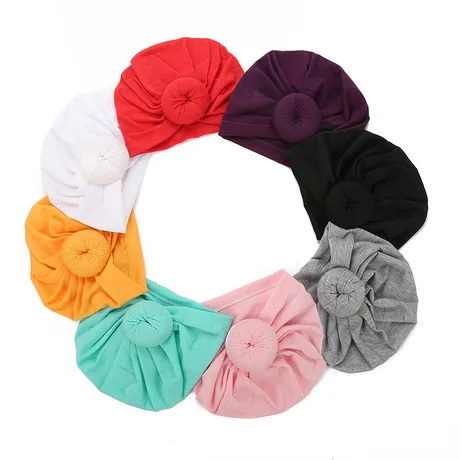 Аксессуары для малышей шапки и кепки s хлопковая детская шапка gorros bebe шляпка для девочки casquette enfant индийская завязанная шапка пончик шапка