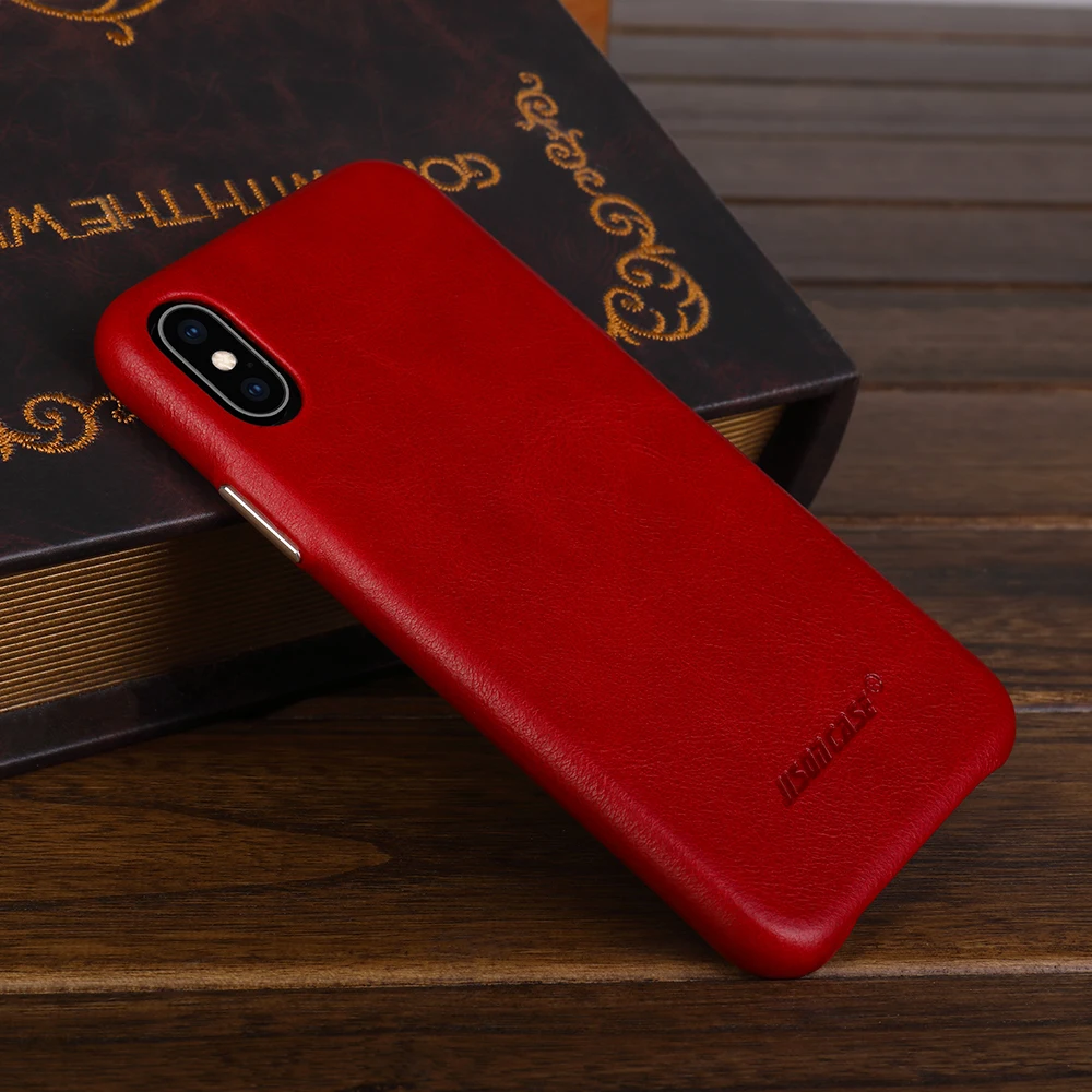 Jisoncase, кожаный чехол для телефона, для iPhone XS, роскошный бренд, чехол для телефона, противоударный, ультра-тонкий, 5,8 дюймов, приталенный Чехол s, новинка