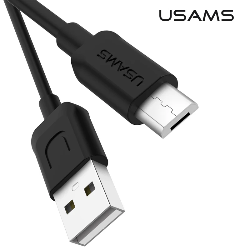 Оригинальные Кабели Micro USB для мобильных телефонов USAMS Usb 2 0 кабель быстрой зарядки