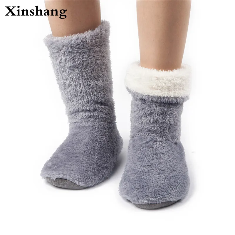 Xinshang/Женская плюшевая домашняя обувь домашние тапочки из кораллового флиса