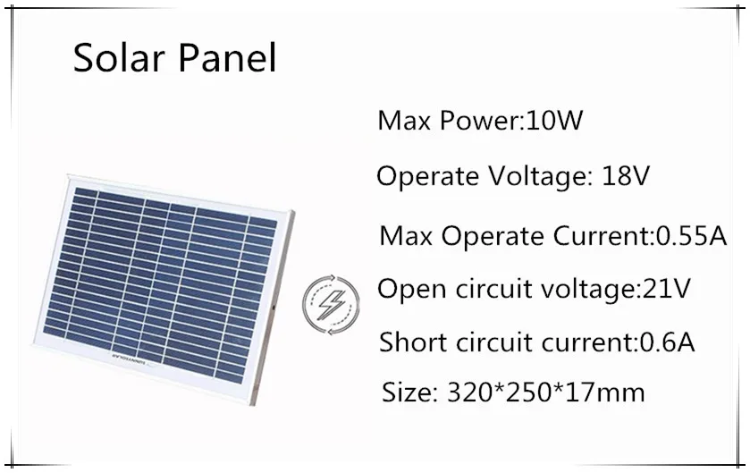Комплект солнечных батарей 10 Вт для домашней солнечной системы комплект diy |