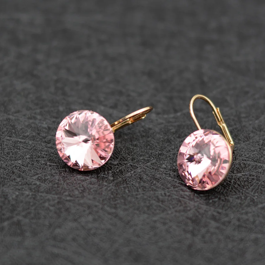 BAFFIN модные висячие серьги с кристаллами Swarovski, серебряная Сережка Bella, круглые Висячие серьги для женщин, вечерние, свадебные, Bijoux, подарок